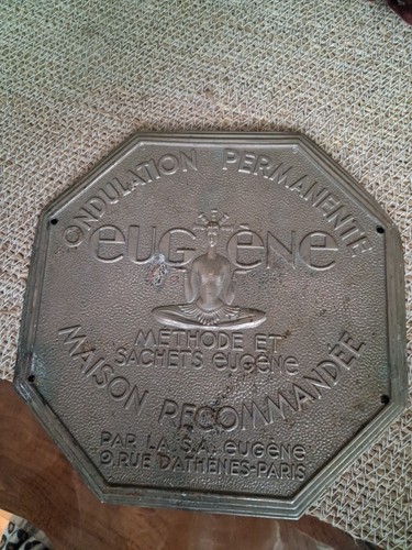 Plaque publicitaire ancienne - plaque,