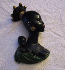 Buste de femme africaine en