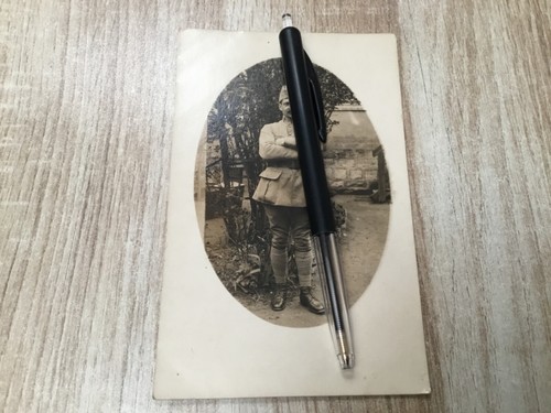 Carte postale photo poilu - photo,