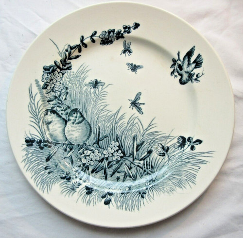 Assiette plate signée jules - assiette,