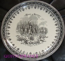 ASS118 - ASSIETTE VOYAGE EN RUSSIE Défilé de Cosaques - TERRE DE FER HB & CIE