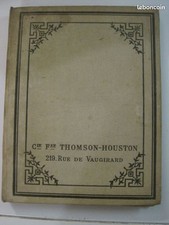 ANCIEN CAHIER THOMSON HOUSTON