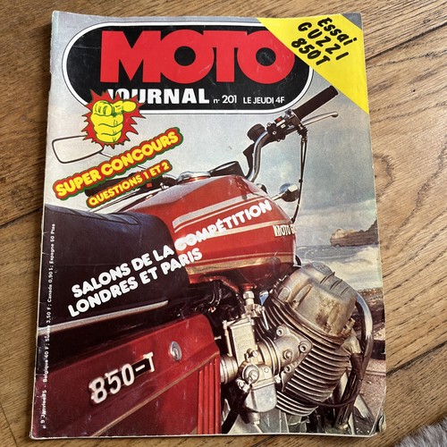 Moto journal 201 guzzi 850 - journal,