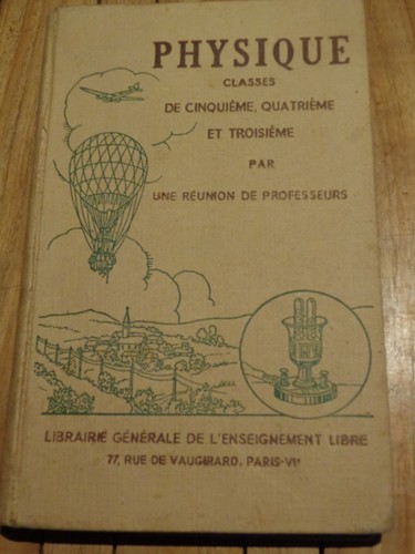 Manuel scolaire physique - scolaire,