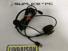 CASQUE FILAIRE MICRO + 1 ECOUTEUR USB - PS3 - SUPLICE TOUL