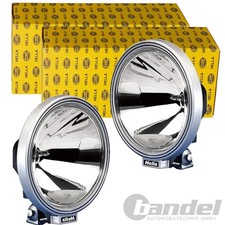 2X HELLA PHARE HALOGÈNE ROND NOIR 12V 24V | 1F8 006 800-361