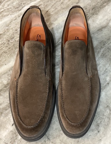 Santoni brown suede desert - santoni,