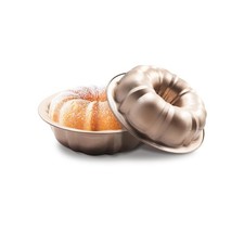 Lot de 2 moules à gâteau cannelés pour la cuisson en tube d'acier au carbone ...