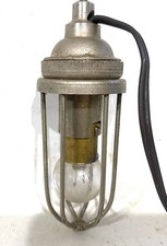 Ancienne mini lampe Baladeuse d'atelier décor loft atelier