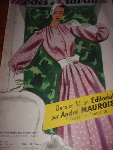 Modes travaux mai 1953 - modes,
