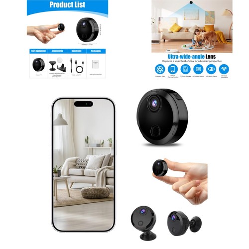 Mini caméra wifi 1080p - caméra,