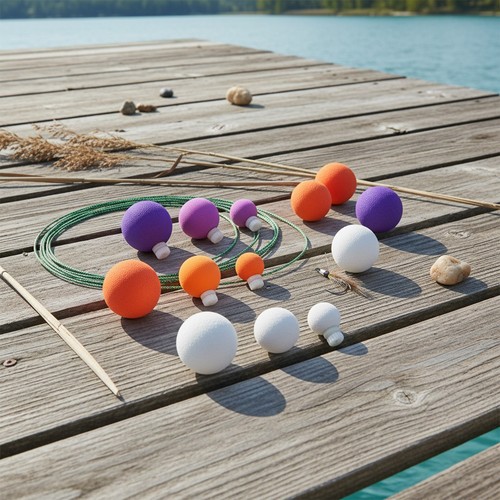 9pcs eva indicateur pêche - de,