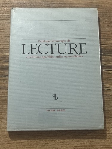 Catalogue pierre berès - pierre,