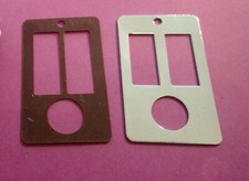 Legrand 86802 - Enjoliveur INOX pour Double interrupteur CHAMBORD AMBOISE 1 seul