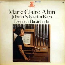 LP Marie-Claire Alain Bach