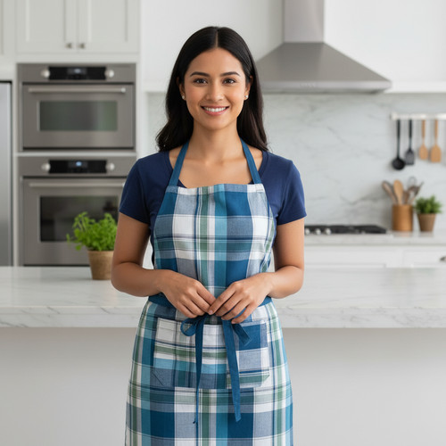 Tablier tartan bretton avec - tablier,