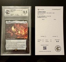 Carte MTG Seigneur des Anneaux - L'Anneau Unique (M0380)- CCC Grading 9.5
