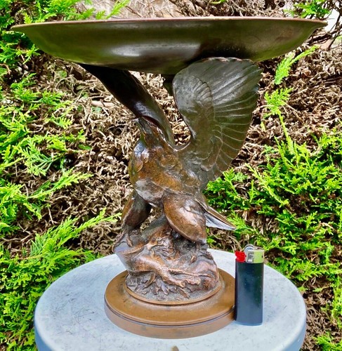 Coupe bronze signé cain - a.,