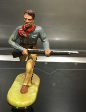 ELASTOLIN HAUSSER TRAPPEUR FARWEST, Bemalung II, comme Starlux et Britains