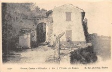 CPA 83 EVENOS CANTON D'OLLIOULES L'ENTREE DES RUINES