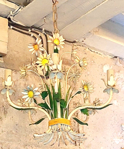 Lustre feux tôle - lustre,