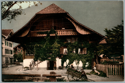 Chalet suisse vintage - chalet,