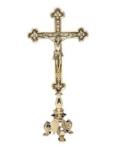 Crocifix De Table En Laiton