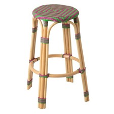 Tabouret de Bar en Rotin "Geo"