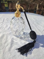 SAINT LOUIS FLACON A PARFUM EN CRISTAL TAILLÉ 