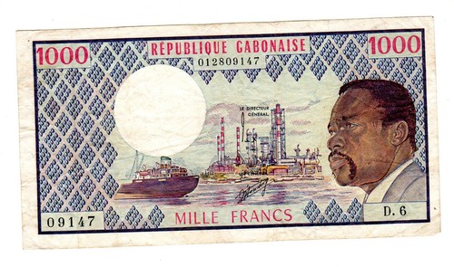 Gabon billet 1000 - gabon,