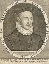 Guillaume de Baillou 1538-1616 médecin dauphin Louis XIII par Jaspar ISAAC 1635