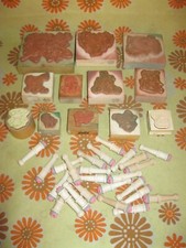 Lot 37 TAMPONS ENFANT LOISIR CREATIF 12 DESSINS 25 LETTRES majuscules minuscules