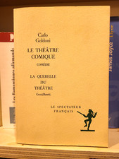 Carlo Goldoni | Le Théâtre comique. Comédie | Imprimerie Nationale, 1989