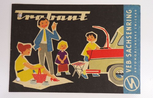 Old brochure trabant veb - trabant,