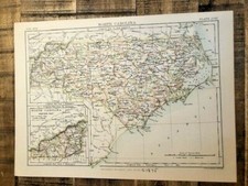 Carte Ancienne Colorée -