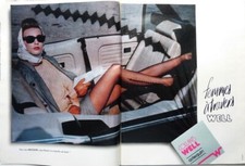 1988 French TIGHTS WELL AD CLIPPING_STOCKINGS LINGERIE Women underwear