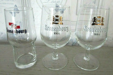 Lot de 3 verres à bière : 2