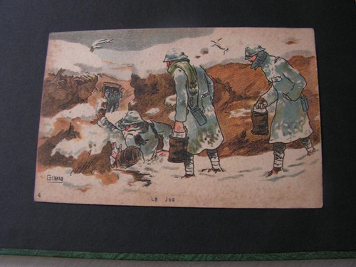 Carte postal militaire - carte,