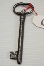 CLE CLEF ANCIENNE XVIIe FER FORGE Serrure OLD KEY VITRINE COLLECTION DECO 