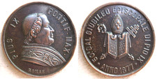 Vatican médaille papale pie - vatican,