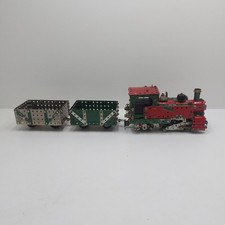 MECCANO ancien jolie réalisation locomotive avec moteur électrique échelle O