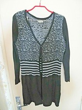 pull tricôt sweat gilet long occasion femme laine viscose  J. RIU taille L  vête