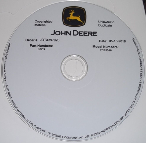 John deere 332g mini - mini, chargeur