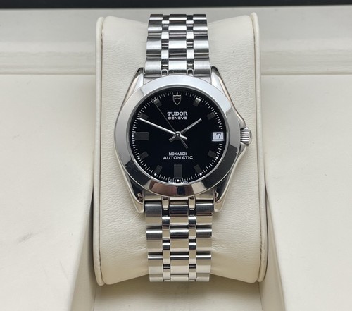 Tudor black dial monarch - tudor, 38700