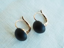 BOUCLES D'OREILLES ANCIEN JAIS