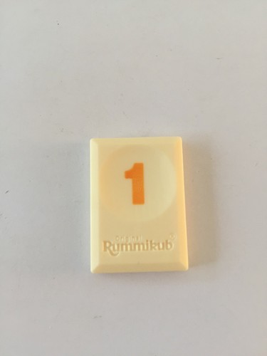 Tuile chiffre orange - tuile,