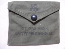 Pochette toile Kit Waterproofing M1 Gi's US Army 1943-1945
