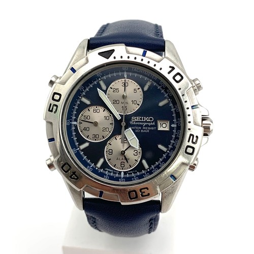 Montre chronographe seiko - chronographe,