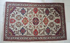 Superbe tapis ancien du Daghestan noué main artisanal 161x101cm coloré