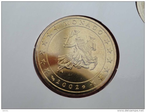 2002 centimes euro monaco - -, 50